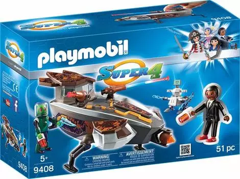 Игровой набор из серии Супер4: Скайджет пришельца Сикрониана с Джином