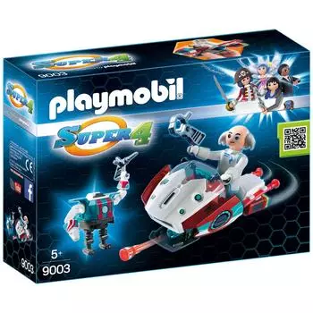Игровой набор из серии Супер4: Скайджет с Доктором Х и Робот