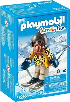 Игровой набор из серии Зимние виды спорта: Лыжник с палками