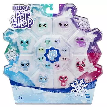Игровой набор Littlest Pet Shop - Холодное царство, 16 петов