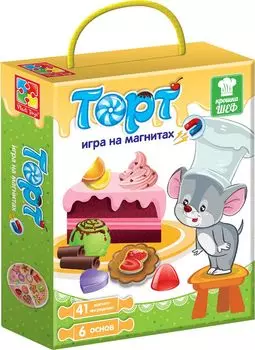 Игра магнитная Крошка Шеф - Торт