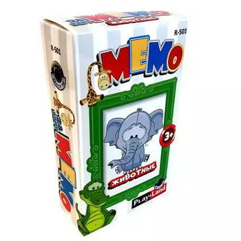 Игра настольная Мемо. Животные