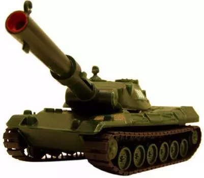 Гусеничный танк с пневмопушкой