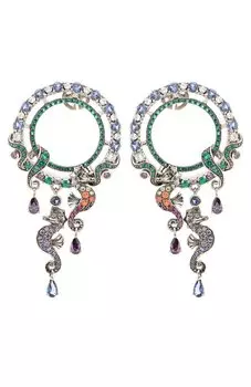 Серьги Seahorses Queensbee