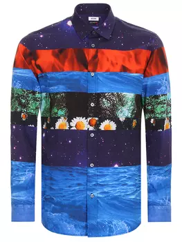 Рубашка Slim Fit хлопковая MOSCHINO