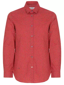 Рубашка Slim Fit хлопковая MOSCHINO