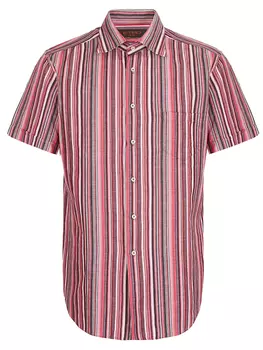 Рубашка Slim Fit из хлопка и льна ETRO