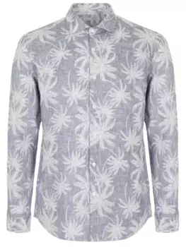 Рубашка Slim Fit льняная