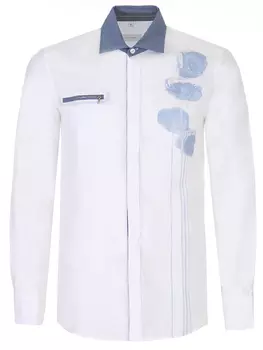 Рубашка Slim Fit льняная CORTIGIANI