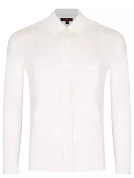 Рубашка Slim Fit однотонная TORRAS