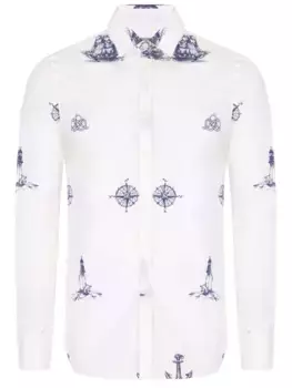 Рубашка Slim Fit хлопковая