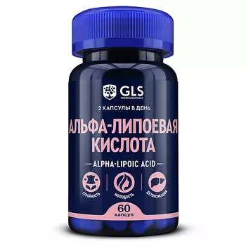 GLS PHARMACEUTICALS БАД к пище "Альфа-липоевая кислота"