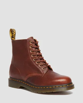 Кожаные ботинки на шнуровке Dr. Martens 1460 Ambassador, цвет Cashew — Ambassador