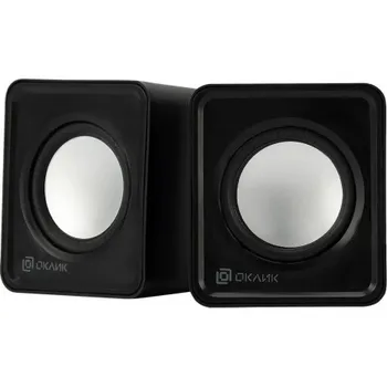 Колонки Oklick OK-331 2.0 черный 6Вт