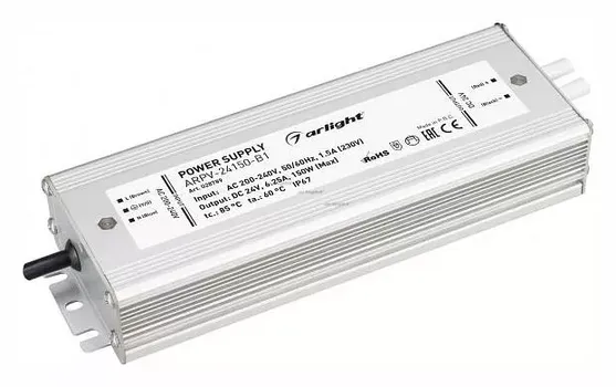 Блок питания Arlight ARPV-24150-B1 24V 150W IP66 6,3A 028789