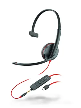 Гарнитура Plantronics BlackWire C5210-C Mono (USB Type-C / Jack 3.5мм) (207587-01)