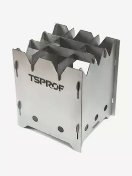 Походная печь-щепочница Firecube M, TSPROF, Серебряный