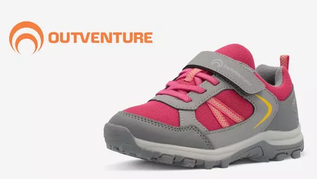 Полуботинки для девочек Outventure Track LK 2 G, Серый