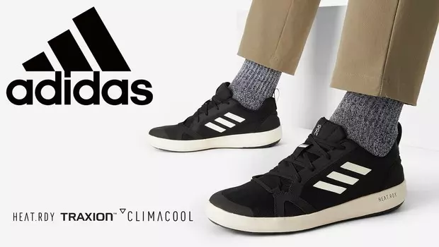 Полуботинки мужские adidas Terrex Boat H.RDY, Черный, размер 42