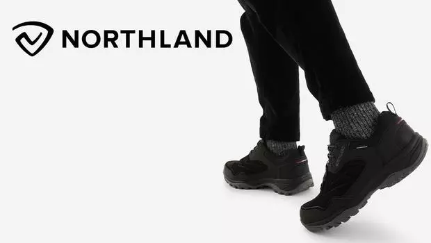Полуботинки утепленные мужские Northland Gamsfeld, Черный, размер 41