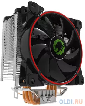 Кулер для процессора GameMax Gamma 500 Red Socket 775/1150/1151/1155/1156/2066/AM2/AM2+/AM3/AM3+/FM1/AM4/754/939/940