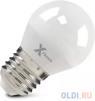 Лампа X-FLASH XF-E27-G45-6.5W-2700K-230V Шар. Е27. 2700К. 470лм.X6