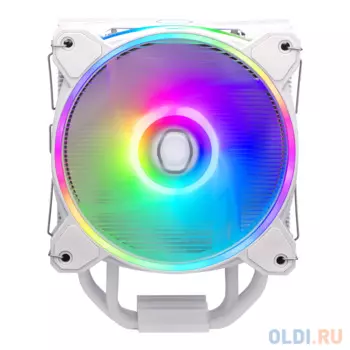 Кулер для процессора/ Cooler Master Hyper 212 Halo White (150W, 4-pin, 154mm, tower, Al/Cu, fans: 1x120mm/51.88CFM/27dBA/2050rpm, White, 1700/1200/115