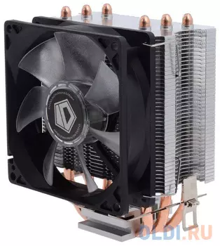 Кулер ID-COOLING SE-903-B LGA1150/51/55/56/775/FM2/+/FM1/AM4/AM3/+/AM2/+(40шт/кор, TDP 130W, 3 тепл.трубки прямого контакта, FAN 92mm, Blue LED) RET