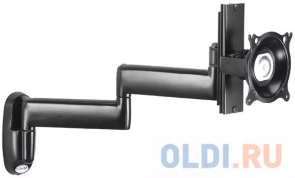 [KWD130B] Крепление настенное Chief KWD130B для монитора 10 - 30" VESA 100x100, расстояние от стены 12-47 см, наклон +/-15°, поворот 180°, регулировка высоты 12 см, черн.
