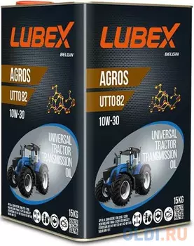 L020-0860-0020 LUBEX Мин. Трансмиссионное масло AGROS UTTO 82 10W-30 GL-4 (20л)