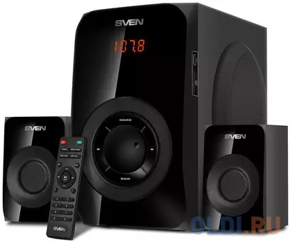 Колонки Sven MS-2020 2.1 черный 55Вт BT