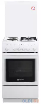 Комбинированная плита De Luxe 506022.05ГЭ(КР) ЧР-030 белый