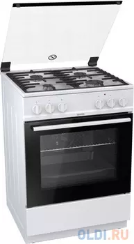 Комбинированная плита Gorenje K6121WF белый