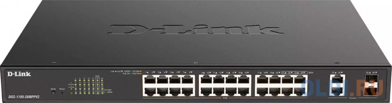 Коммутатор D-Link DGS-1100-26MPPV2/A3A