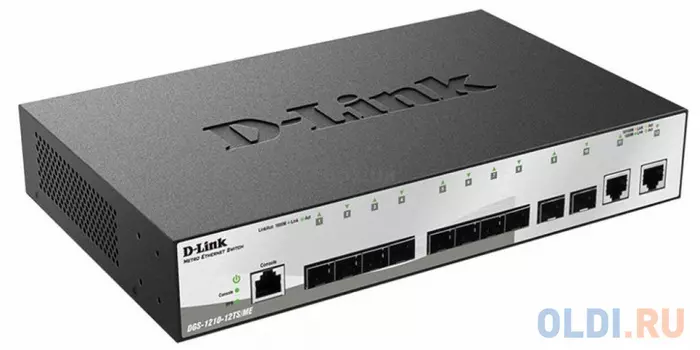 Коммутатор D-Link DGS-1210-12TS/ME управляемый 12х10/100/1000 2хSFP