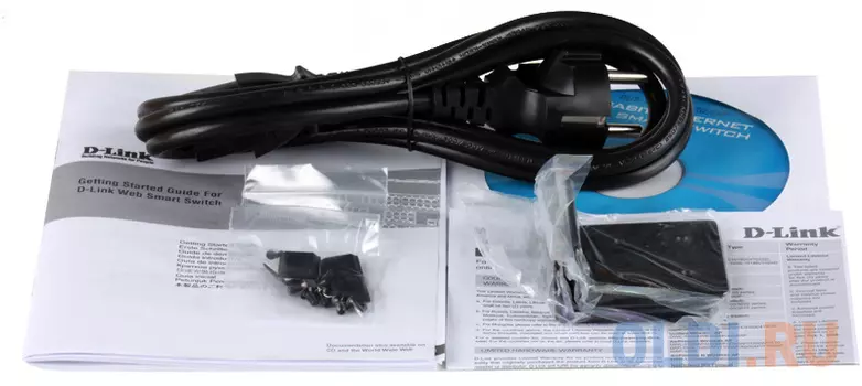 Коммутатор D-Link DGS-1210-20/C1A/F1A Настраиваемый коммутатор WebSmart с 16 портами 10/100/1000Base-T и 4 портами 1000Base-X SFP