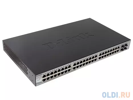 Коммутатор D-LINK DGS-1210-52/ME/A1A/C1A управляемый 48 портов 10/100/1000Mbps + 4 порта SFP