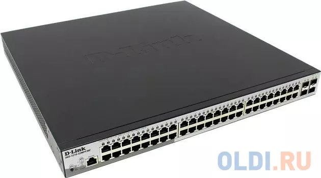 Коммутатор D-Link DGS-1210-52MPP/ME/B1A 48G 4SFP 48PoE 740W управляемый
