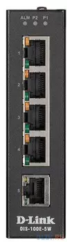 Коммутатор D-Link DIS-100E-5W/A1A 5x100Mb неуправляемый