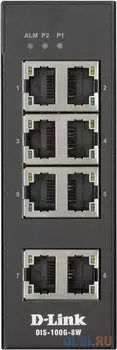 Коммутатор D-Link DIS-100G-8W/A1A 8G неуправляемый