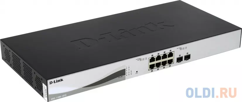 Коммутатор D-LINK DXS-1100-10TS/A1A настраиваемый 8 портов 10/100/1000Mbps 2xSFP