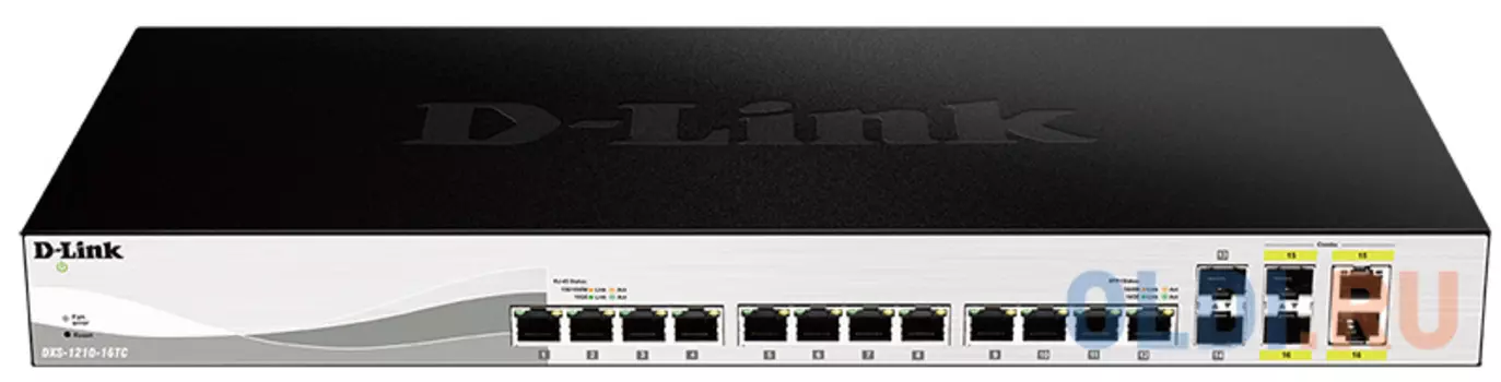 Коммутатор D-Link DXS-1210-16TC 12x10G настраиваемый