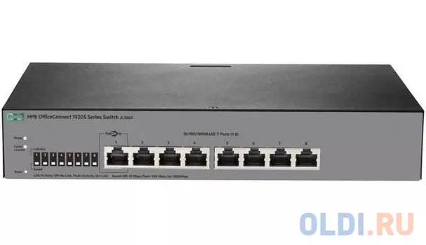 Коммутатор HP 1920S управляемый 8 портов 10/100/1000Mbps JL380A