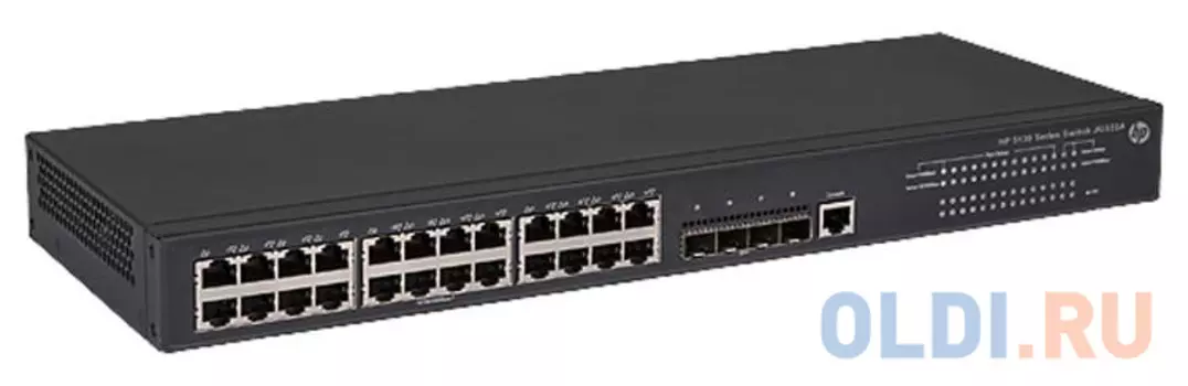 Коммутатор HP 5130-24G-4SFP+ EI управляемый 24 порта 10/100/1000Mbps 4xSFP+ JG932A