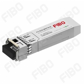 Модуль SFP+ FIBO, 3 км, LC, Tx:1270 нм, Rx:1330 нм, 10 Гбит/с, SM, одинарный, WDM, DDM (FT-S10-W273LD)