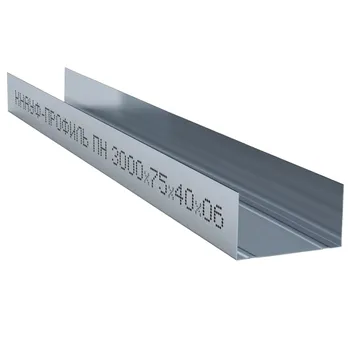профиль направляющий KNAUF 3000х75х40х0,6мм