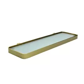 Полка подвесная со стеклом Bronze de Luxe