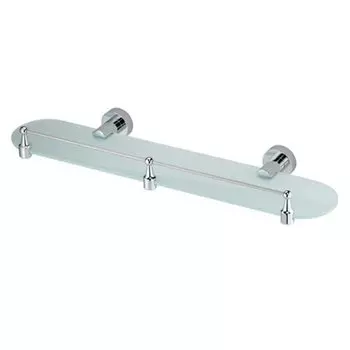Полка стеклянная с бортиком WasserKRAFT