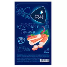 Крабовые палочки Русское море охлажденные 200 гр