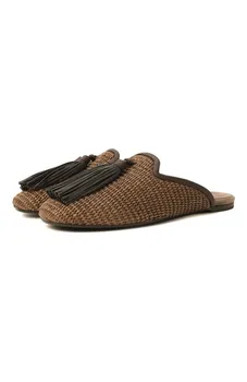 Текстильные сабо Brunello Cucinelli